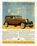 1932 Pontiac Six Four-Door Sedan, step out in style and comfort