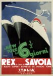 1932 a New York in 6,5 giorno. Rex & Conte Di Savoia. 'Italia' Flotte Riunite Genova