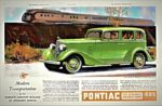 1933 Pontiac Eight 4-Door Sedan. Modern Transportation