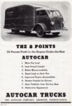 1935 Autocar Van. The 8 Points Of Proved Profit in the Engine-Under-the-Seat