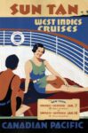 1936 Sun Tan West Indies Cruises. Canadian Pacific