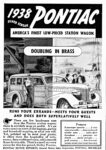 1938 Pontiac Station Wagon. Doubling In Brass