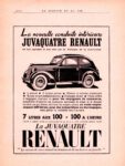 1939 Renault Juvaquatre. La nouvelle conduite interieure