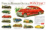 1941 Pontiac Line. Time to Blossom Out in a Pontiac!