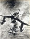 1941 Stuka attacks British Merchant steamer