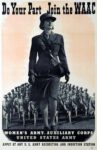 1942 Do Your Part, Join the WAAC. Women's Army Auxiliary Corps United States Army