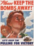 1942 'Please Keep The Bombs Away!' Let's Keep 'Em Pulling For Victory