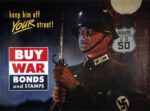 1942 keep him off Your street! Buy War Bonds and Stamps