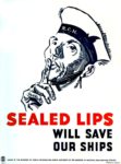 1943 Sealed Lips Will Save Our Ships