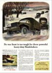 1943 Studebaker Military Trucks. No war front is too tough for these powerful heavy-duty Studebakers