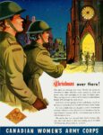 1944 Christmas over there! Canadian Women's Army Corps