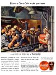 1944 Have a Coca-Cola = As you were ... a way to relax on a battleship. Coca-Cola