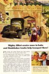 1944 Studebaker Military Trucks. Mighty Allied armies mass in India and Studebaker trucks help transport them!