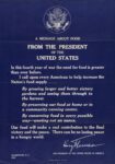 1945 A Message About Food From The President Of The United States