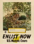 1945 Cape Gloucester. Enlist Now. U.S.Marine Corps