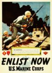 1945 The Marshalls. Enlist Now. U.S.Marine Corps