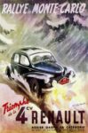 1949 Rallye de Monte-Carlo. Triomphe del la 4CV Renault
