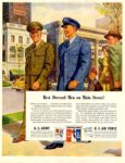 1950 Best Dressed Men on Main Street! U.S. Army & U.S. Air Force