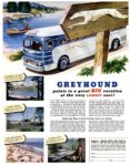 1950 Greyhound points to a great Big vacation at the very lowest cost!