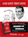 1950 Guard Against Throat-Scratch enjoy smooth smoking Pall Mall's