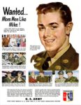 1950 Wanted... More Men Like Mike! U.S. Army