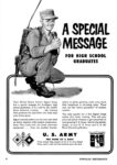 1951 A Special Message For High School Graduates. U.S. Army