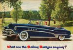 1951 Buick Roadmaster Convertible. What are the Balmy Breezes saying