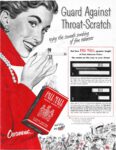 1952 Guard Against Throat-Scratch enjoy the smooth smoking of fine tobaccos. Pall Mall (7)