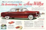 1952 Willy sets a fresh pattern for the future with The Revolutionary New Aero Willys