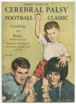 1953 First Annual Cerebral Palsy Football Classic. Carolina vs Duke