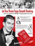 1954 Let Your Throat Enjoy Smooth Smoking - There is no substitute for Pall Mall