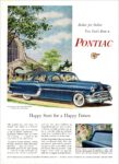 1954 Pontiac Star Chief De Luxe Four Door Sedan. Happy Start for a Happy Future
