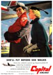 1954 She'll Fly Before She Walks. Capital Airlines