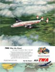 1954 TWA flies the finest... the largest Constellation fleet in the world