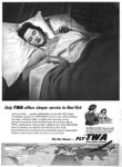 1955 Only TWA offers sleeper service to New York