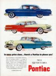 1956 Pontiac Pathfinder, Laurentian, and Star Chief. In every price class... there's a Pontiac to please you!