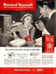 1956 Reward Yourself with the pleasure of smooth smoking. Pall Mall
