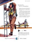 1956 Sprints from deck to stratosphere. Depend of Douglas. First in Aviation