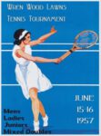 1957 Wren Wood Lawns Tennis Tournament