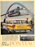 1958 Pontiac Star Chief Custom Safari. Try '58's Hottest Advances - In Action!