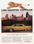 1959 Chrysler New Yorker 4-door hardtop. Lion-Hearted Chrysler ... lets you relax before you get home