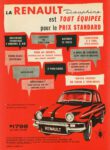 1960 Renault Dauphine, est Tout Equipee pour le Prix Standard
