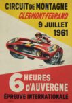 1961 Circuit de Montagne Clermont-Ferrand. 6 Heures d'Auvergne Epreuve Internationale