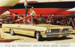 1961 Pontiac Bonneville Convertible Coupe. It's All Pontiac! On A New Wide-Track!