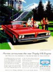 1961 Pontiac Bonneville Sports Coupe. Pontiac announces the new Trophy V-8 Engine