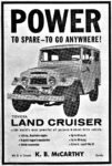 1962 Toyota Land Cruiser. Power To Spare - To Go Anywhere!