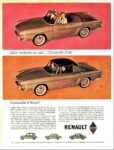1963 Renault Caravelle (Canadian Ad)