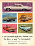 1964 Pontiac Canadian Models. If you can't see your new Pontiac here, it's down at your Pontiac dealer's!