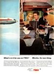 1964 What’s in it for you on TWA. Movies, for one thing