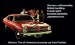 1972 Pontiac Ventura II Coupe. The all-American economy car from Pontiac